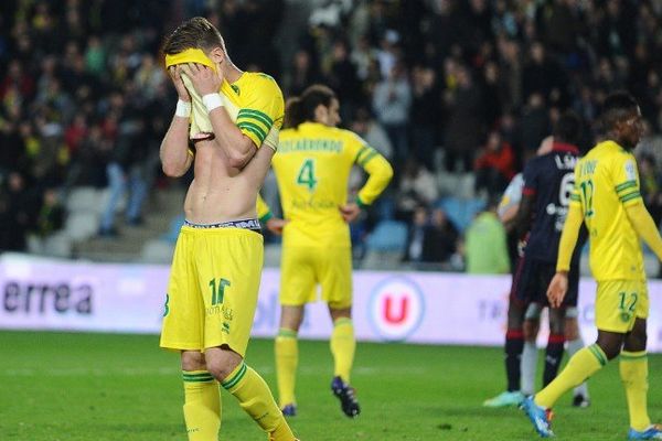 Lucas Deaux et les Nantais n'ont pas su trouver la faille pour ouvrir le score.