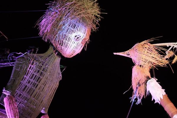 Le spectacle tourne autour de Plume, une petite fille de 10 ans. Son monde à elle est une cabane entourée d’oiseaux. Mais voilà, un jour, tous les oiseaux disparaissent et Plume apprend que sa cabane est aussi menacée.