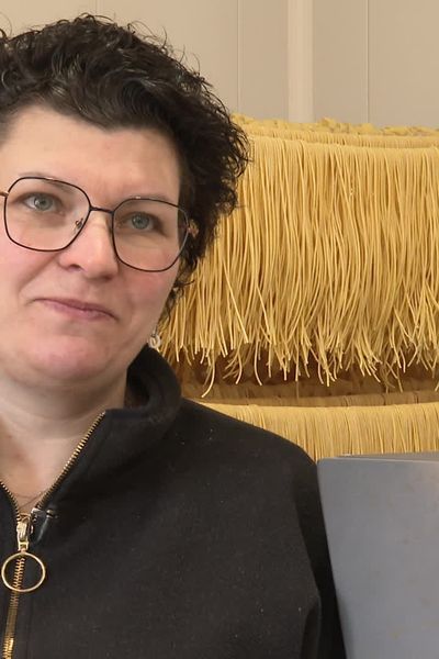 Céline Baldauf vend essentiellement ses pâtes dans le nord de l'Alsace