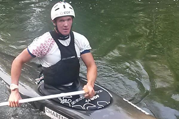 Martin Thomas à l'entraînement en Charente.