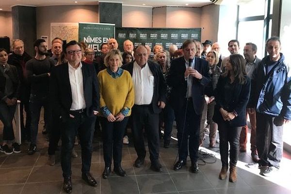 Nîmes - les colistiers d'Yvan Lachaud - 2020.