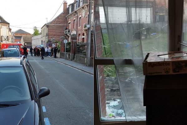 La rixe a impliqué deux familles vivant dans deux logements HLM de la rue de la République au Cateau-Cambrésis.