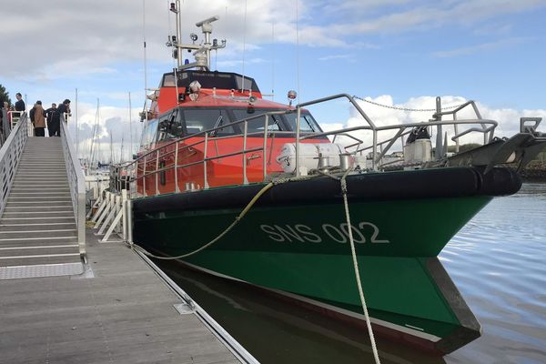 Le tout temps Jacques Joly est arrivée en début d'après-midi aux Sables d'Olonne.