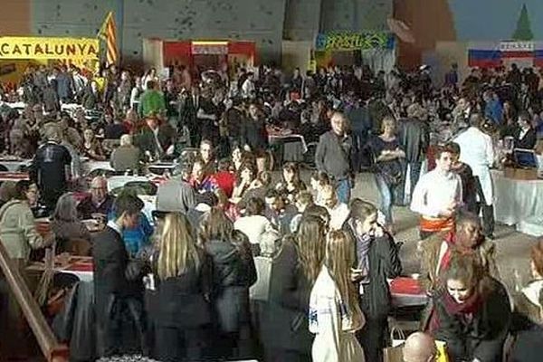 Saint-Chély-d’Apcher (Lozère) - le lycée hôtelier de l'Ensemble scolaire Sacré-Coeur fête ses 40 ans avec 1.500 invités - 3 décembre 2015.