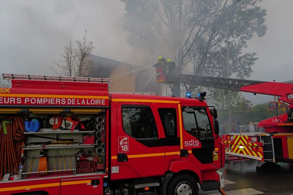 Les pompiers de la Loire.