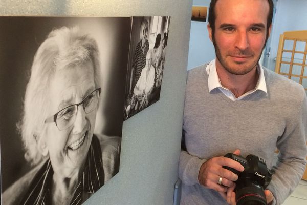 Cédric Derrien a photographié les résidents de l'EHPAD Beauséjour