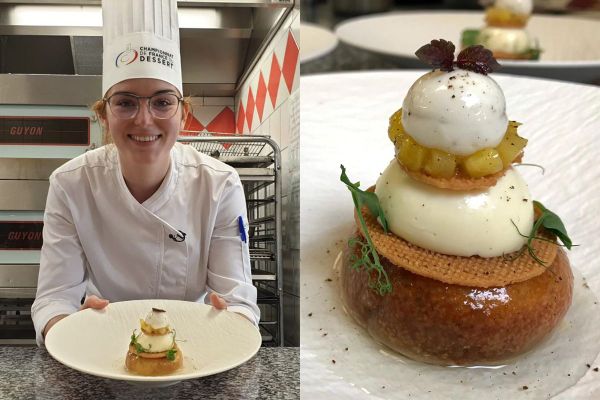 L'Auvergnate Lou Levasseur, ancienne élève du lycée hôtelier de Chamalières, présentera son dessert lors des championnats de France du dessert les 6 et 7 octobre prochains.