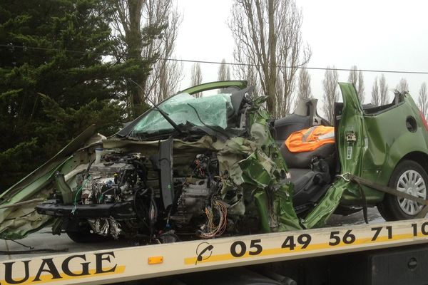 Le véhicule dans lequel le conducteur est décédé