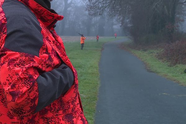 Lors de cette battue organisée à Marsac-sur-l'Isle, un sanglier a été prélevé.