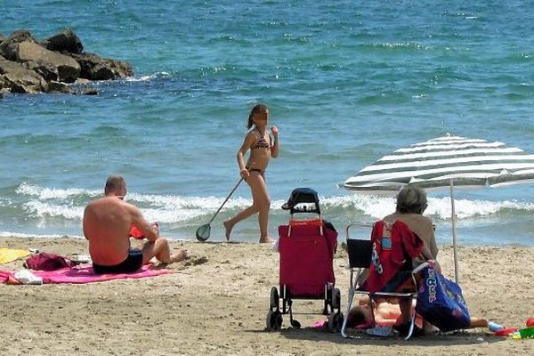 La plage de Palavas, dans l'Hérault - archives