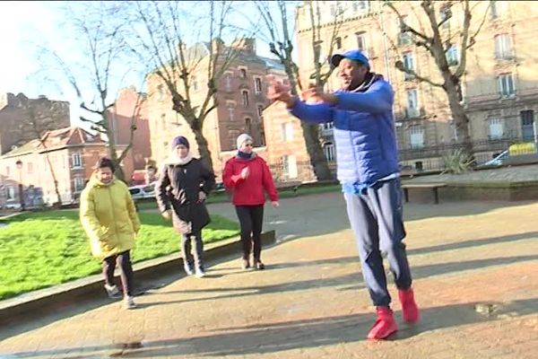 Au Havre, séance d'"urban training" avec un éducateur sportif