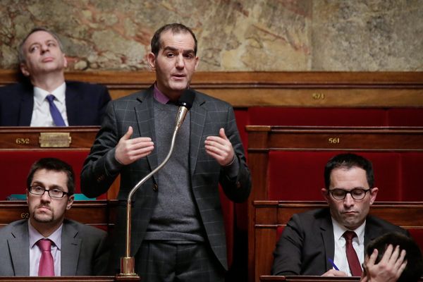 Pouria Amirshahi en février denier à l'Assemblée nationale.