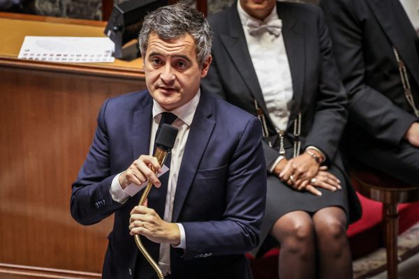 Gérald Darmanin, Ministre de l'Intérieur, à l'Assemblée nationale.