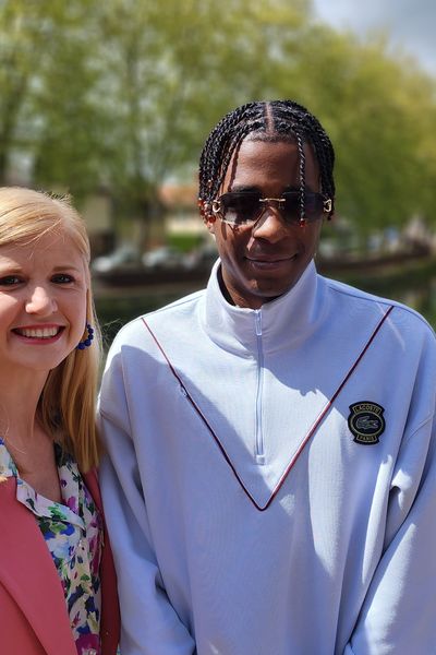 Céline Durchon et le rappeur Yamê