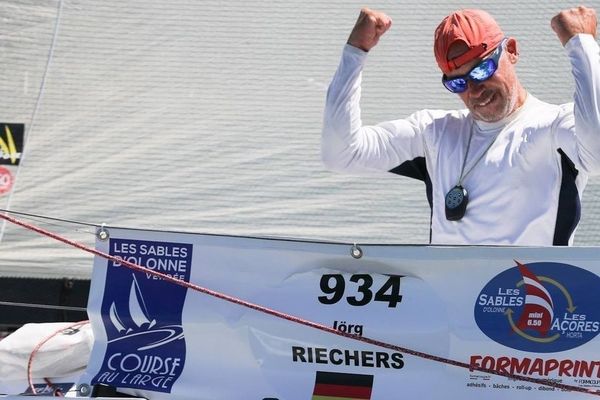 Jorg Riechers, vainqueur de la deuxième étape