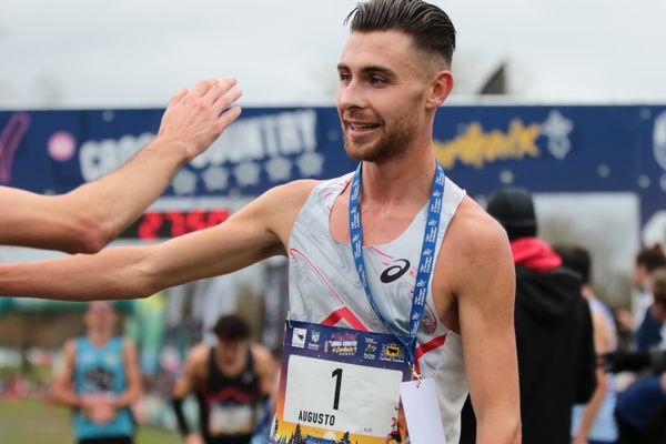 Bastien Augusto vainqueur du cross de Carhaix le 26/11/2023