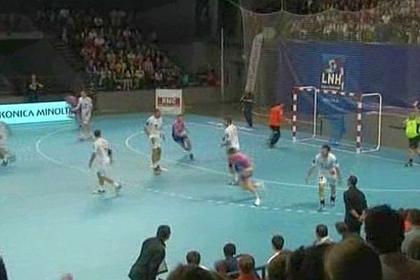 Rencontre de handball - Cesson-Montpellier - 12 mai 2012.