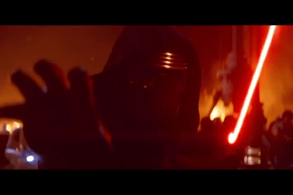 Capture d'écran de la bande-annonce officielle de Star Wars VII