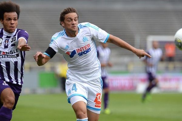 Lucas Mendes, ici lors d'un match contre Toulouse en 2013