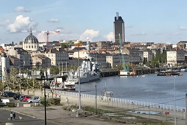 Nantes, le quai de la Fosse