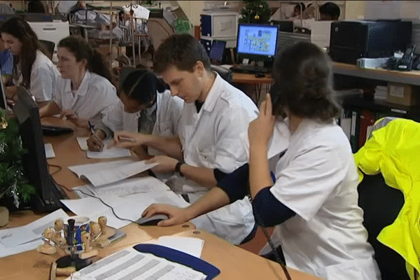 Beaucoup d'activité au service des urgences du CHU de Limoges durant la nuit de la Saint-Sylvestre