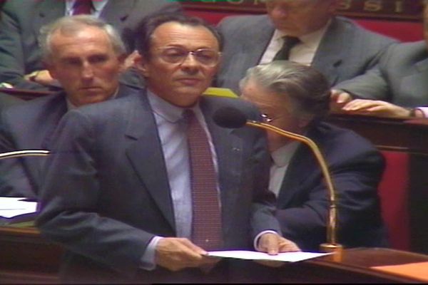 Michel Rocard, lors de sa prise de parole du 12 avril 1989 à l'Assemblée nationale.