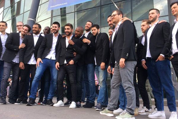 HBC Nantes : photo de groupe à Cologne avant le match contre le PSG pour la Final 4 