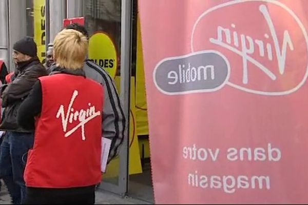 Devant Virgin à Montpellier