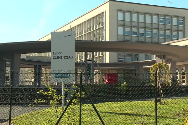 Le lycée Clemenceau de Reims (Marne), ce lundi 25 mars 2024.