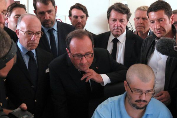 Visite de François Hollande hier dimanche.