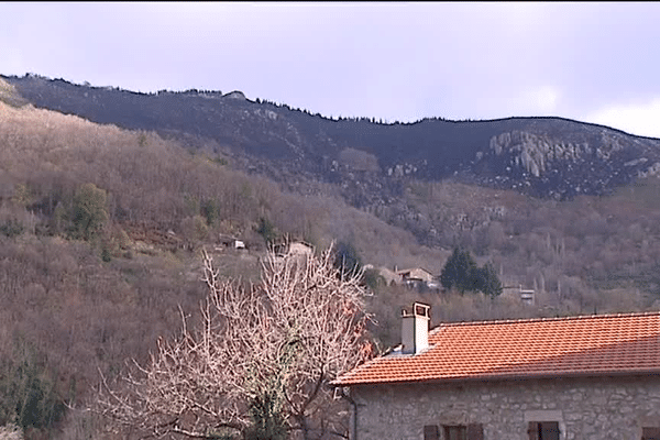 Incendie à Labastide-sur-Bésorgues le 21/11/2015