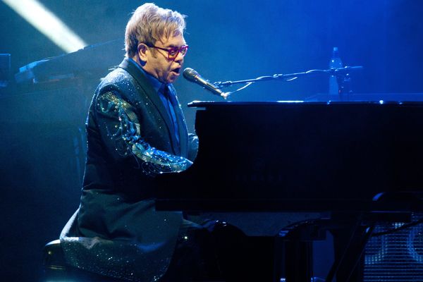 Elton John, en décembre 2013, à l'Olympia.