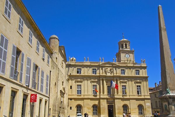 La place de la République à Arles.