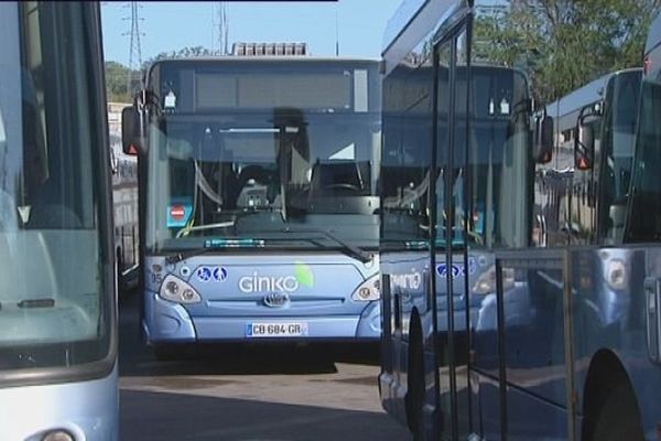 Illustration des bus Ginko à Besançon. (Image d'archive)