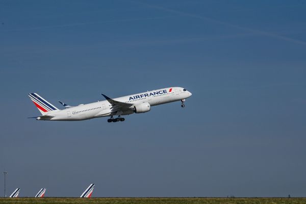 Un Airbus A350 d'Air France porte le nom de la ville de Vichy. (Photo d'illustration)