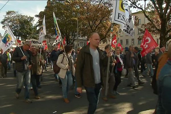Manifestation du 21 septembre 2017 contre la loi travail à Limoges