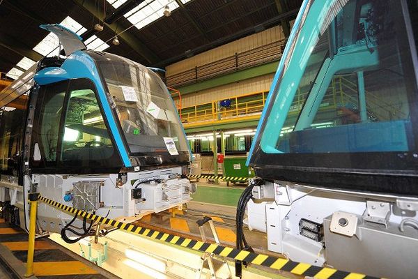 Alstom, Petite-Forêt fabrique des rames de métros, tram-train et trains deux niveaux