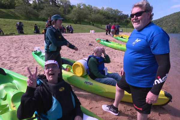 "Je vais ramer et c'est une découverte pour moi", Rémy paré pour les rencontres handinautiques de Saint-Victor-sur-Loire.