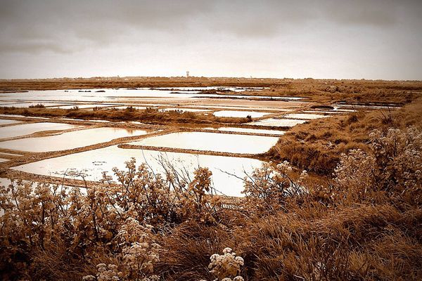 Ciel chargé entre Batz sur mer et Guérande