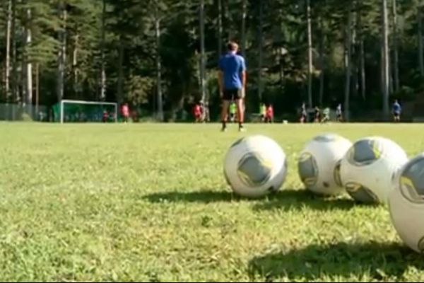 L'équipe bastiaise en stage à Vezzani, au début du mois de juillet 2013