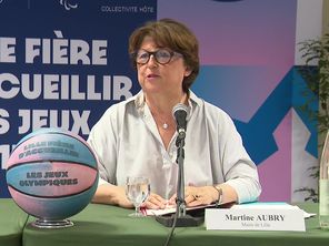 Martine Aubry, maire de Lille (Nord), a dressé le bilan des JO 2024 pour sa ville lors d'une conférence de presse mardi 13 août.