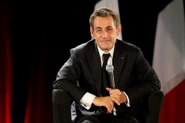 Nicolas Sarkozy à Troyes, lors de ses questions-réponses avec le public