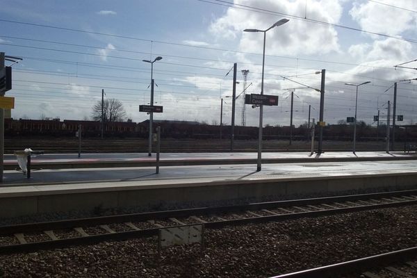 La gare de Mézidon (Calvados)