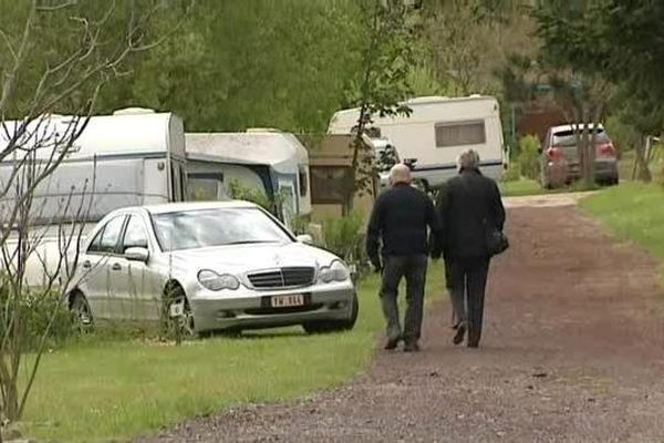 La météo hivernale a vidé le camping de Saint-Paulien en Haute-Loire.