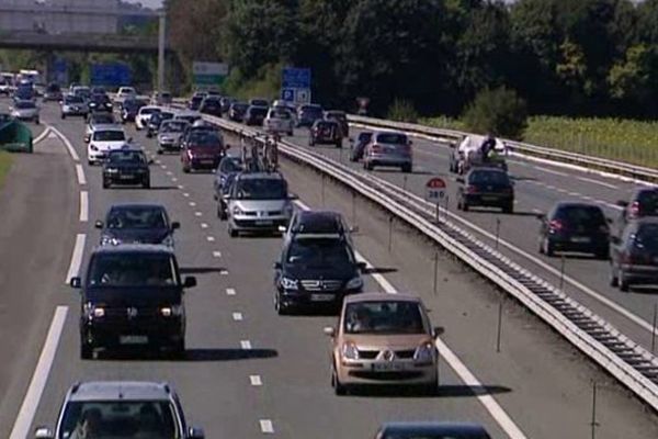 Trafic sur l'A10 ce samedi 16 août 2014 pour le chassé-croisé des aoûtiens.