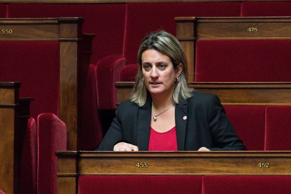 Perrine Goulet à l'Assemblée nationale, le 30 janvier 2018.