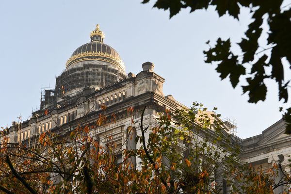 Le Palais de Justice de Bruxelles.