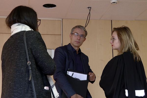 Le directeur d'Alpine Aluminium, Grégoire Hamel, au tribunal de commerce d'Annecy