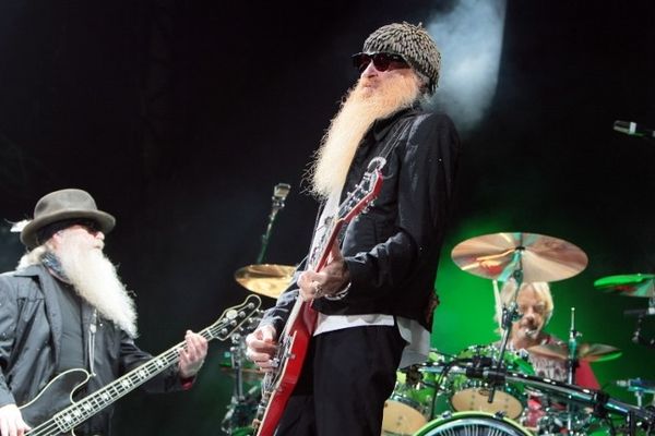 ZZ Top lors d'un concert à Monaco