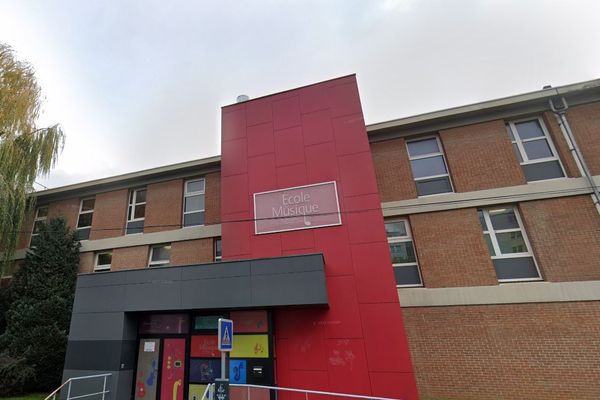 L'école de musique de Villeneuve d'Ascq, rue Corneille.